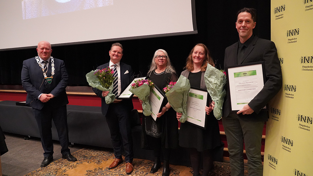 Peer Jacob Svenkerud ønsker velkommen til HINNs årsfest 2023