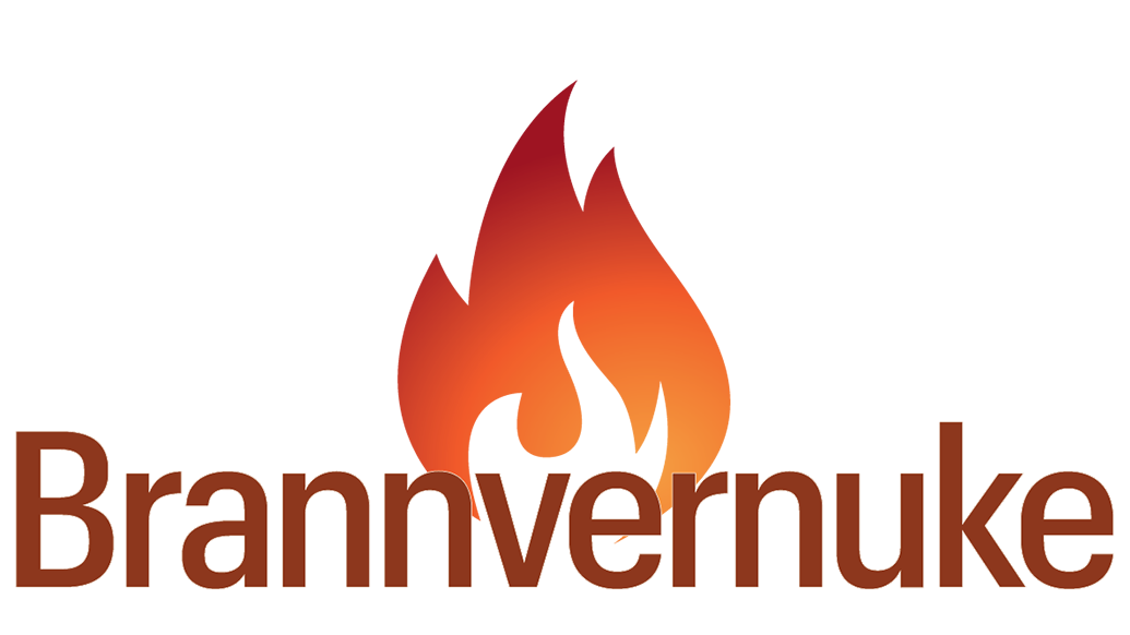 Flamme med teksten Brannvernuke nederst.