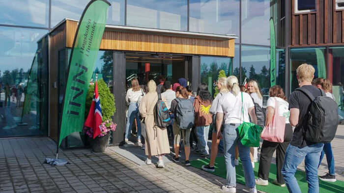Vi ønsker velkommen til Åpen dag på Elverum. (Foto: HINN)