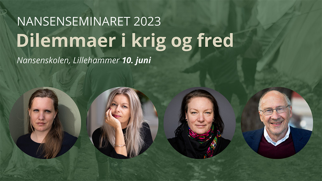 Banner, bilder av fire av innlederne og titteltekst