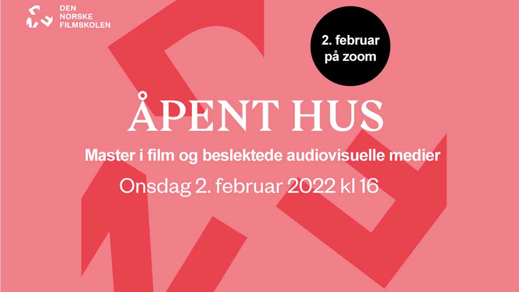 Banner åpent hus filmskolen