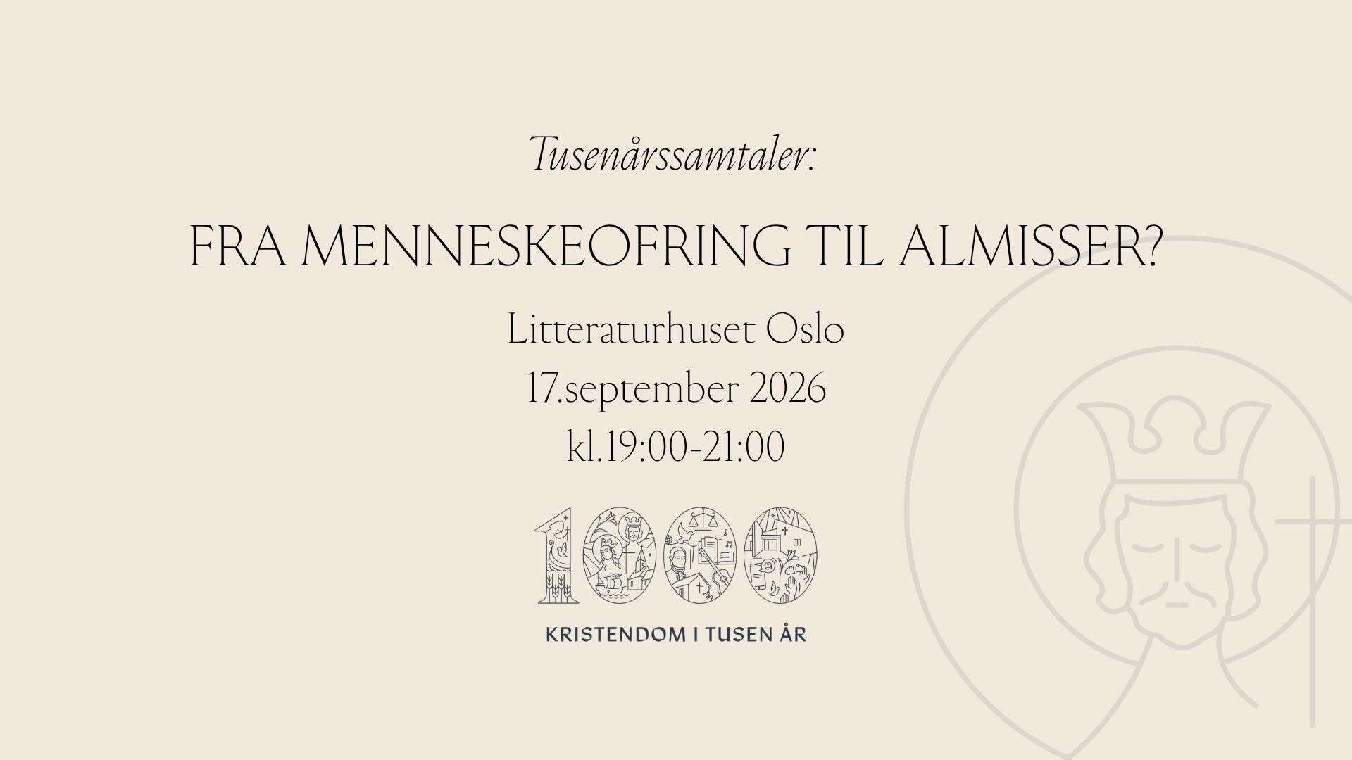 Plakat med tekst