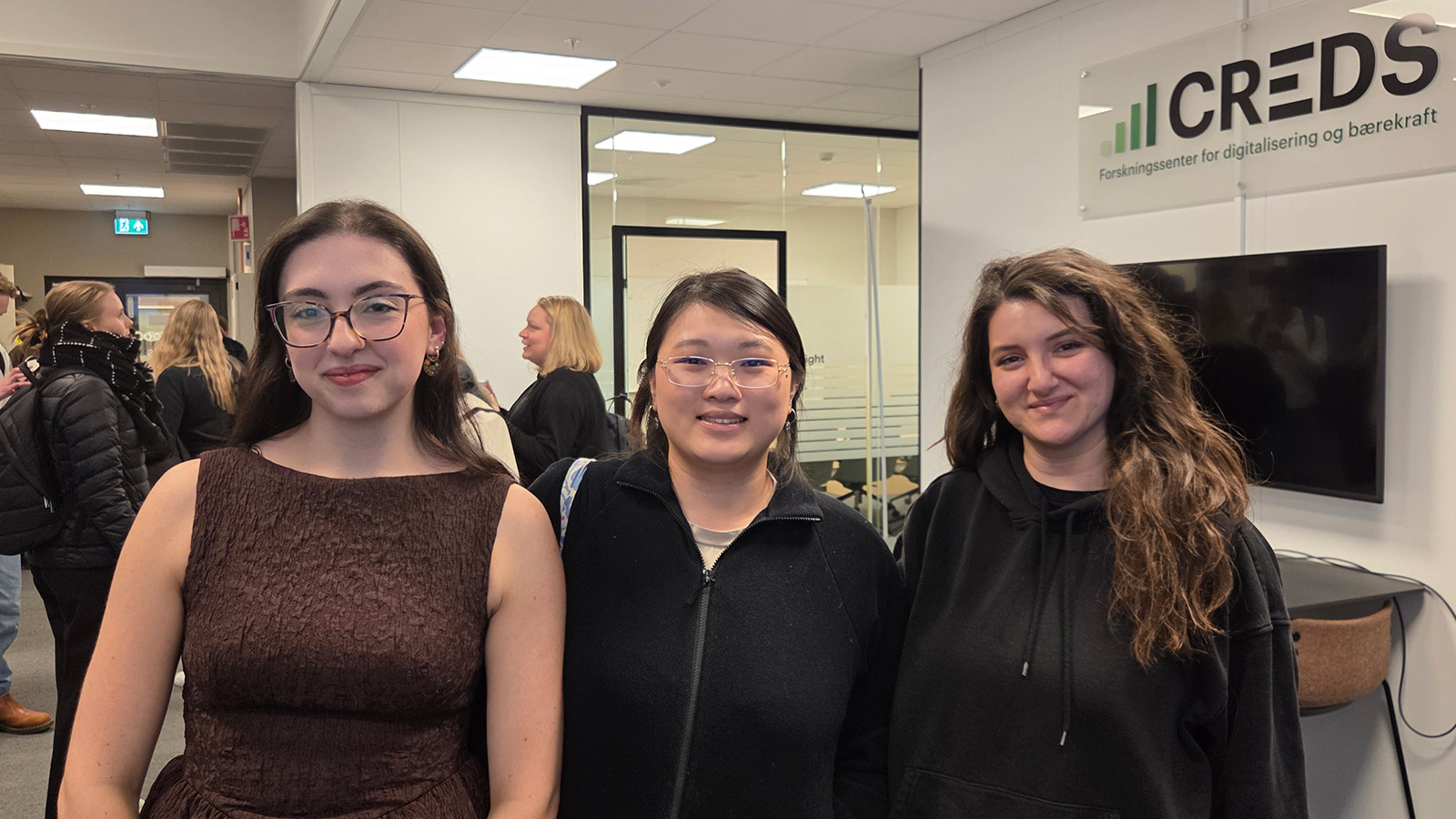 Miriam Michaelsen Gomez fra University of A Coruña, Litan Cai fra Europa-Universität Flensburg og Dimitra Kolovou fra Högskolan i Skövde,