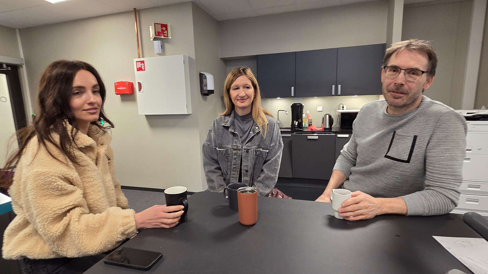Ana Živković og Jelena Franjković fra J.J. Strossmayer University of Osijekog Joachim Rahmström fra University of Turku.