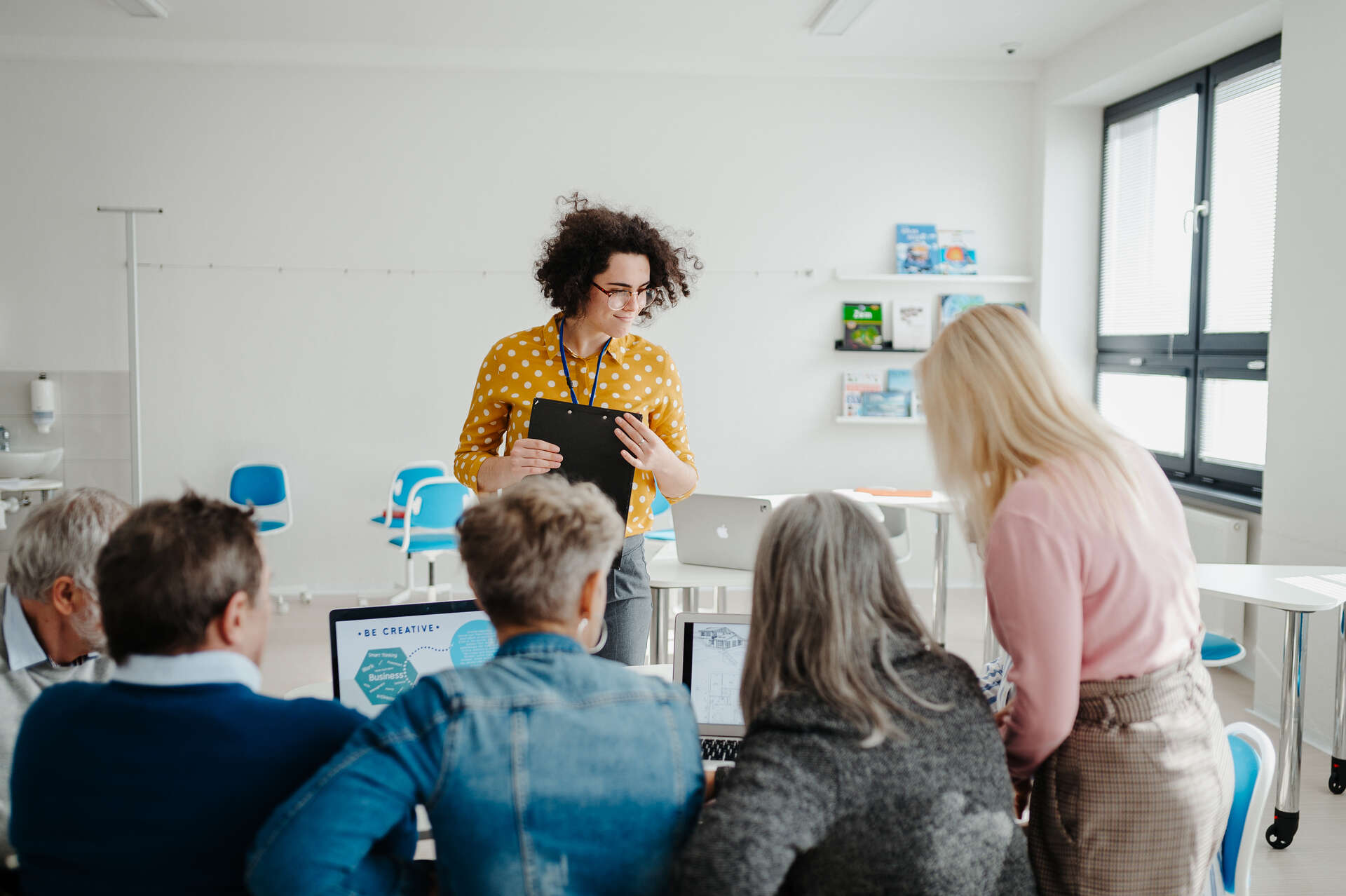 Classroom teaching with adult students. Photo: Colourbox