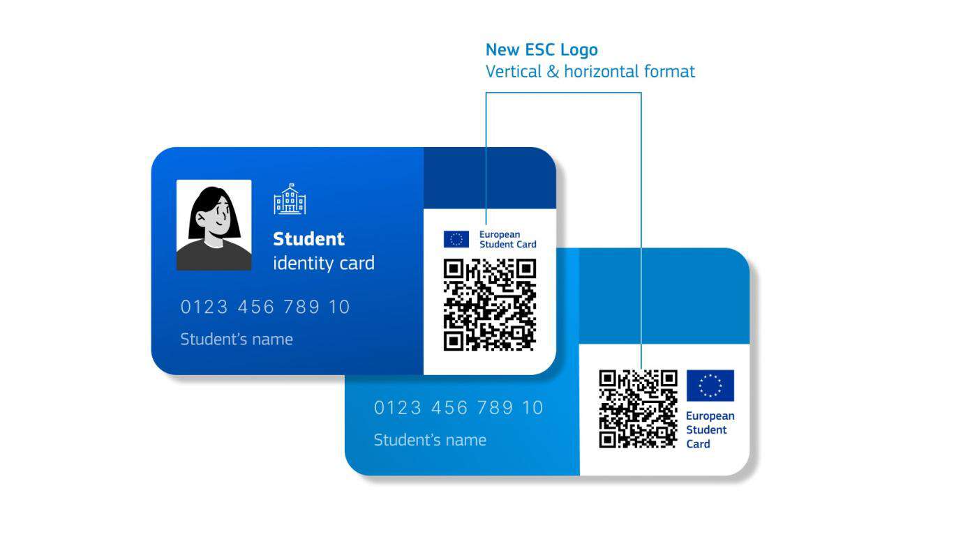 Illustration of student card