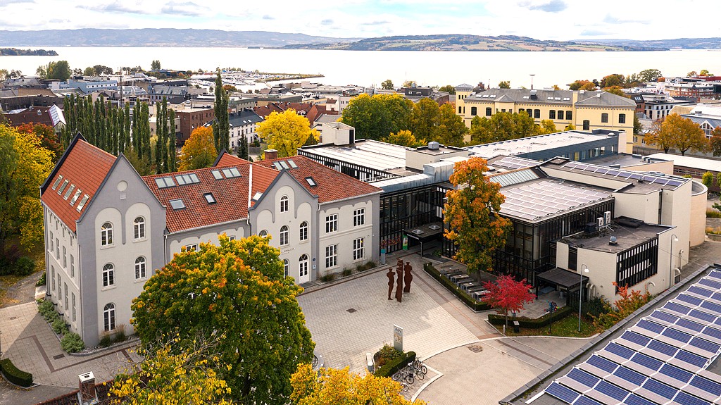 Hamar campus seen from above