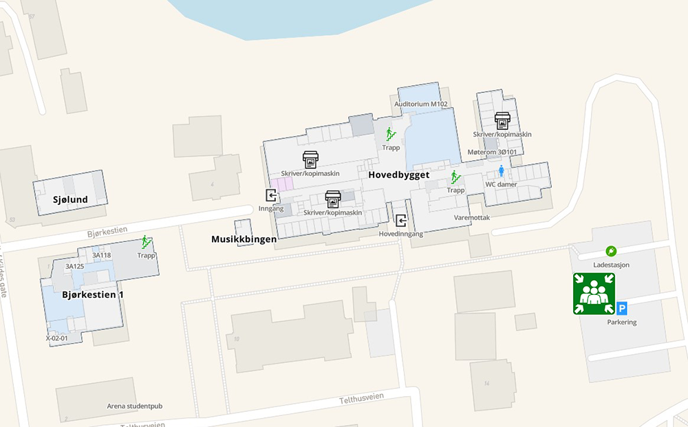 The picture shows the assembly point at Rena.