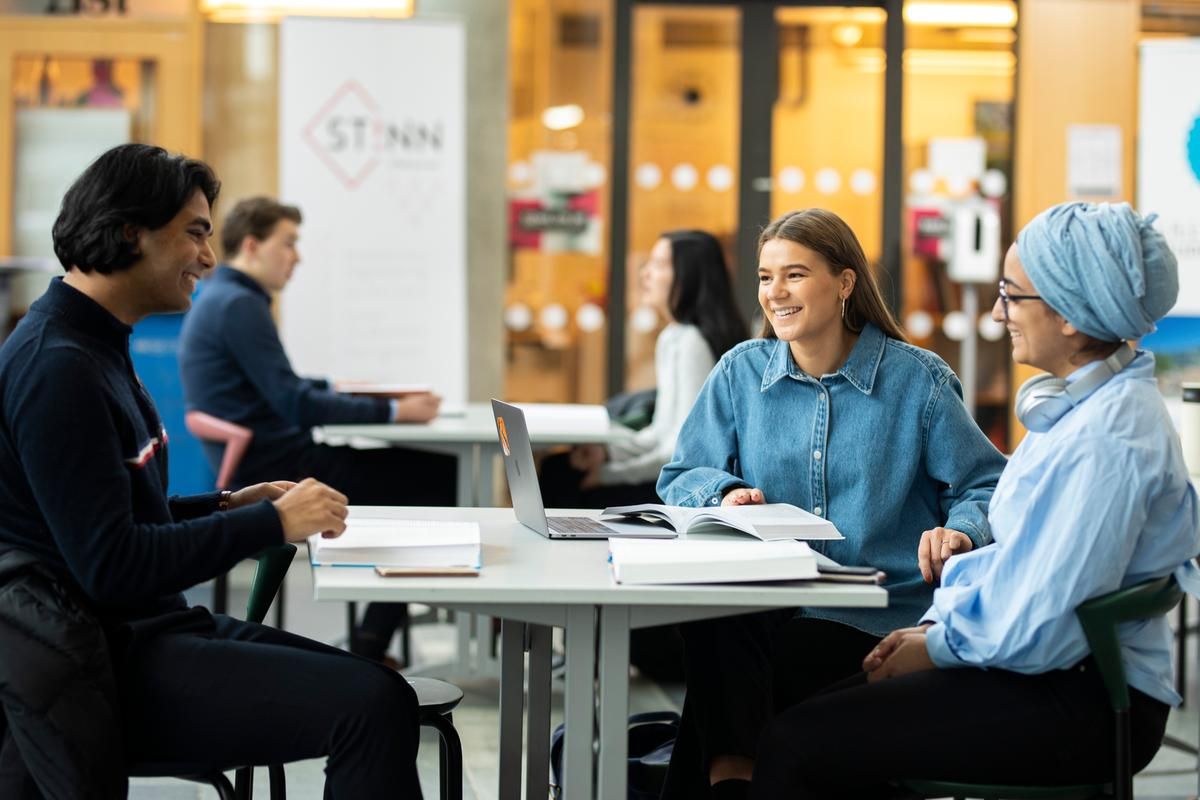 Students from INN University at work (Photo: INN)