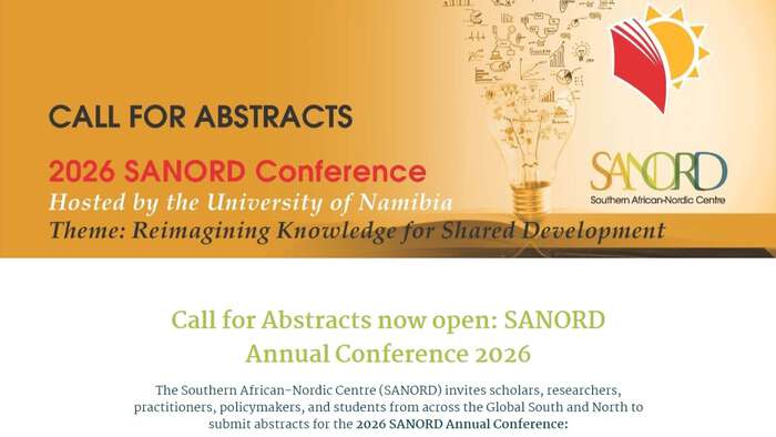 A poster decribing the call for abstracts