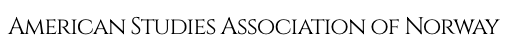 ASANOR logo (American Studies Association of Norway) i svart skrift
