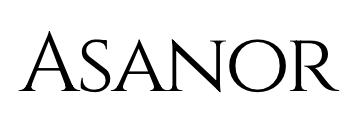 ASANOr logo i svart skrift