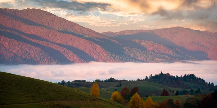 Rural mountain area