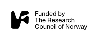 NFR-logo with text funded by the Research Council of norway.