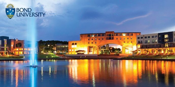 One of the university buildings by the lake