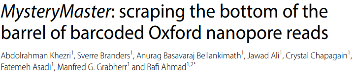MysteryMaster: scraping the bottom of the barrel of barcoded Oxford nanopore reads