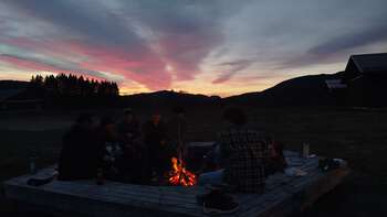 Legendary bonfire nights at Campus Evenstad.