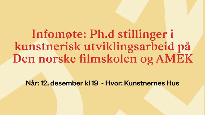 PHD INFOMØTE