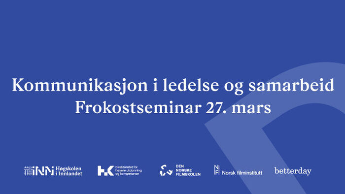 Kommunikasjon Frokostseminar Banner