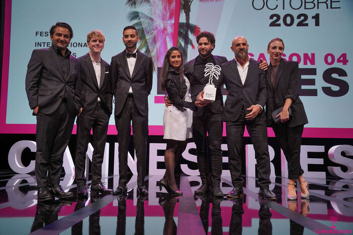 Jordbrukerne pris i Cannes Olivier Vigerie Juliette Osdoit Maeva Benaiche