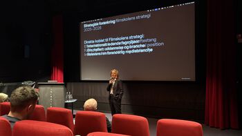 Ene Katrine Rasmussen er bransje- og etteruddannelsessjef ved Den Danske Filmskole.