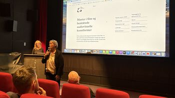Kjersti Normann, prodekan utdanning ved Fakultet for film, tv og spill, forteller om mulighetene for masterutdanning i Lillehammer fra høsten av.