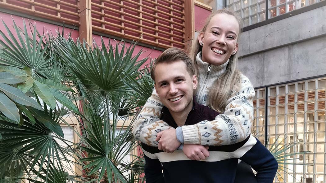 Mads Koppang og Maria Stordahl skal lede fadderuka 2022 ved HINN Lillehammer (Foto: Sebastian Rekdal))