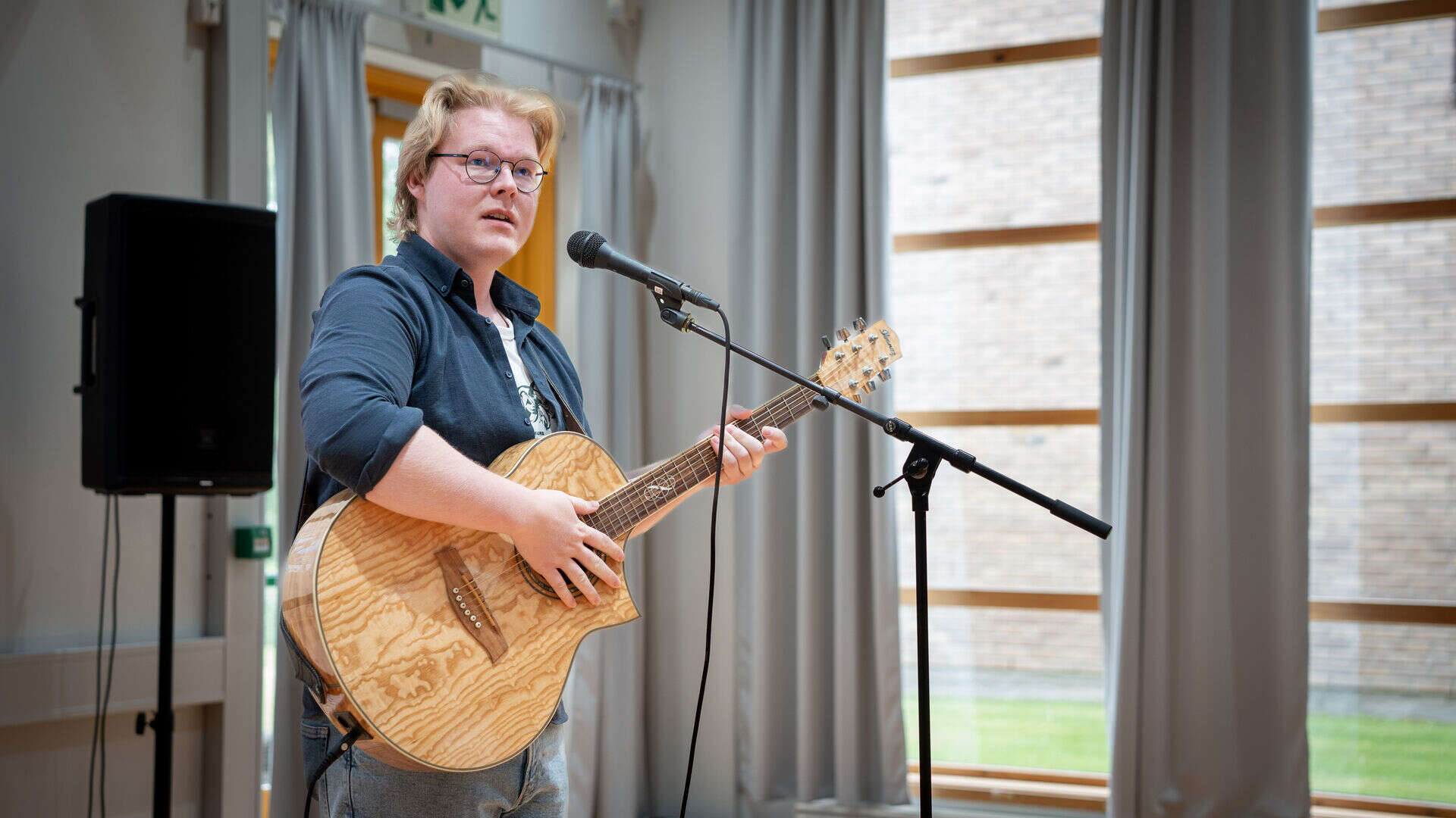 Musiker på Rena.