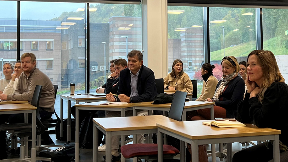 Jury på innovasjonscamp. 
