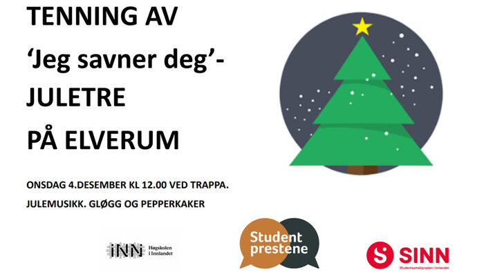 Plakat med tekst. 