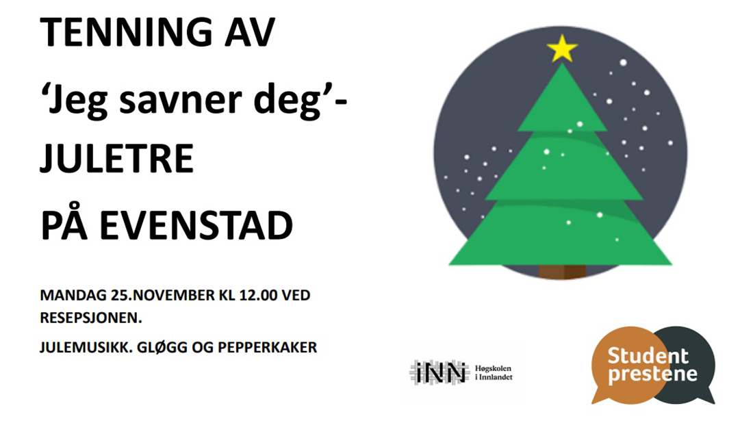 Plakat med tekst. 