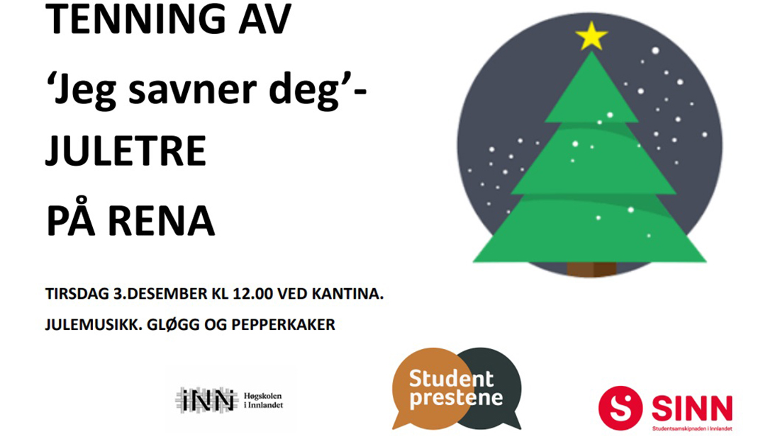 Plakat med tekst. 