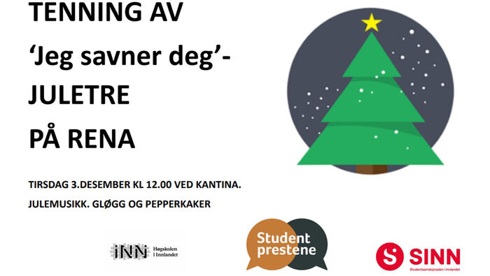 Plakat med tekst. 