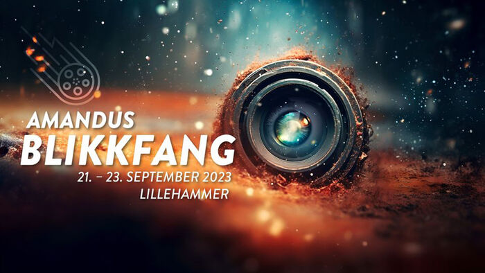 Banner Amandus Blikkfang 2023 med tekst Amandus blikkfang 21. - 23. september 2023 Lillehammer
