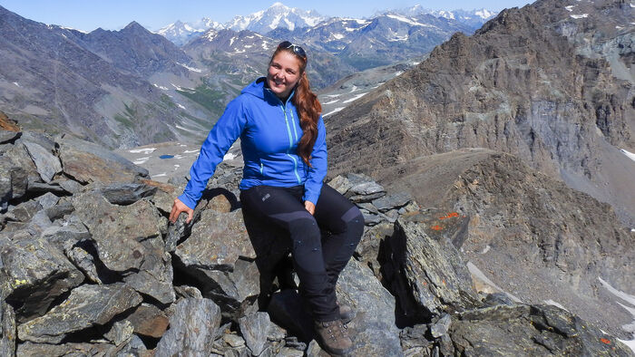 Bilde av Giulia Ferrari i fjellet
