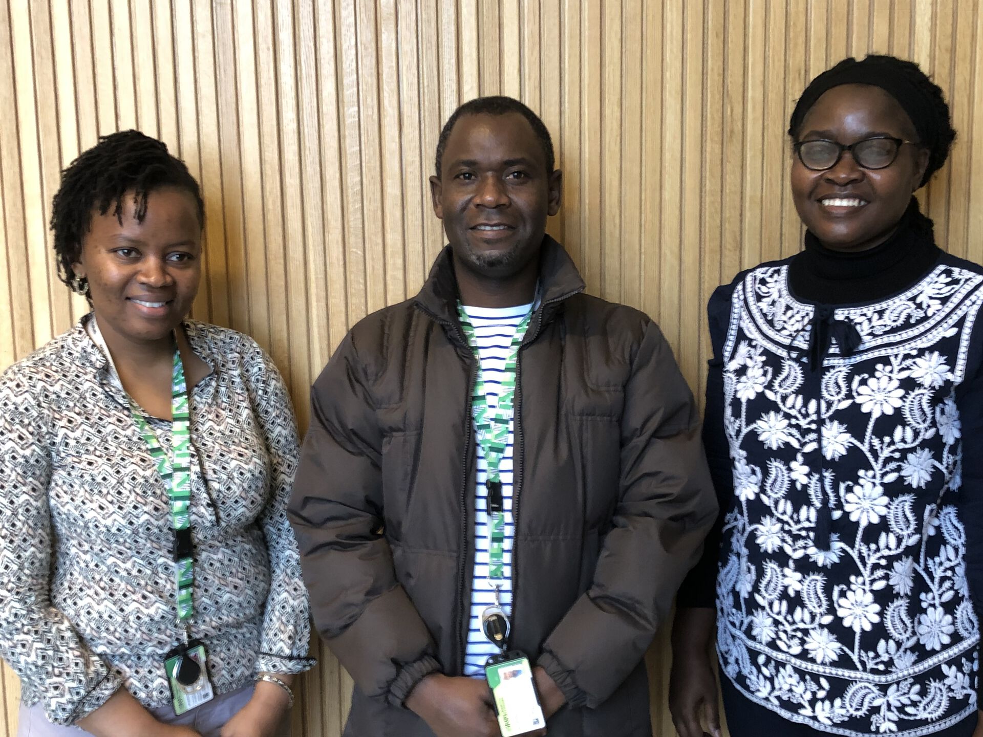 Christine Georg Mwanza, Wise Mwelwa and Gwen Mutolwa