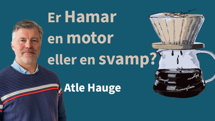 Bilde av Atle Hauge og tekst 