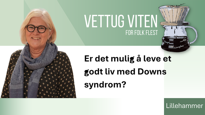 Banner vettug viten med bilde av Tord Willumsen og tittel på foredrag