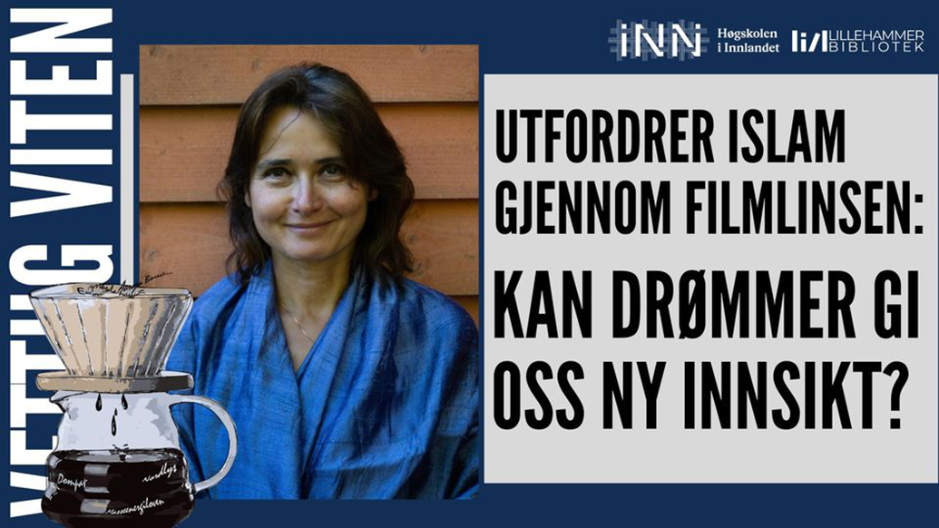 Banner Vettug viten med bilde av Nefise Lorentzen