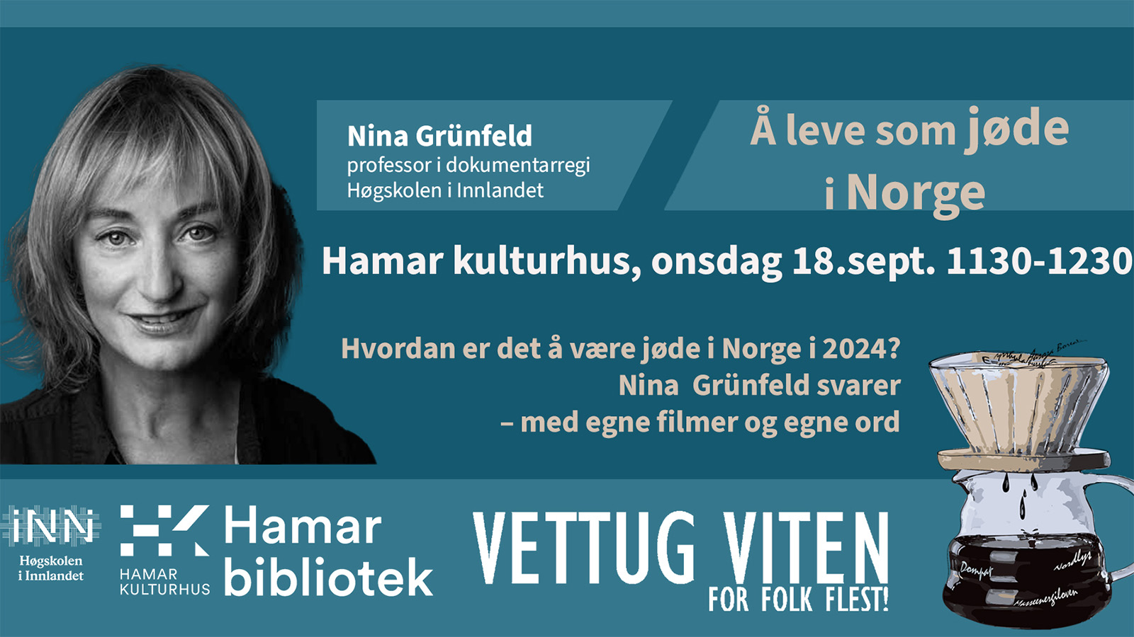 Plakat for arrangementet med teksten som finnes i denne kalenderoppføringen