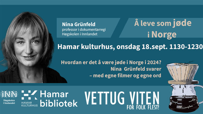 Plakat for arrangementet med teksten som finnes i denne kalenderoppføringen