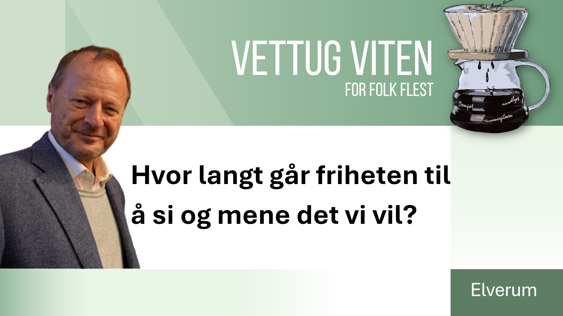 Plakat med bilde og tekst