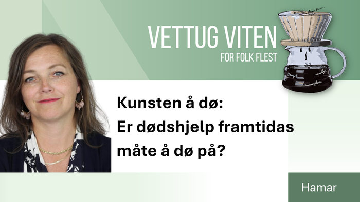 Plakat med tekst og bilde