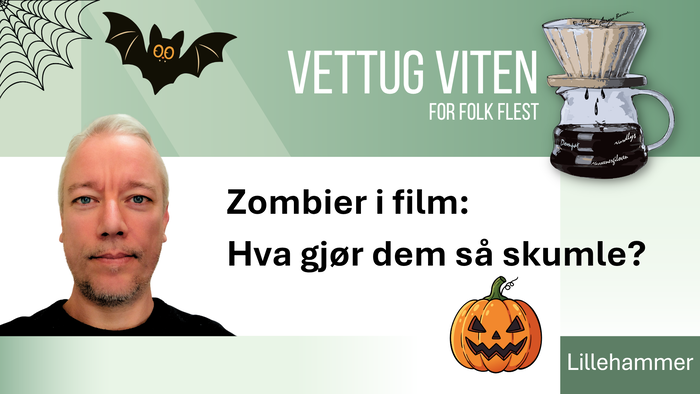 Plakat med bilde og tekst