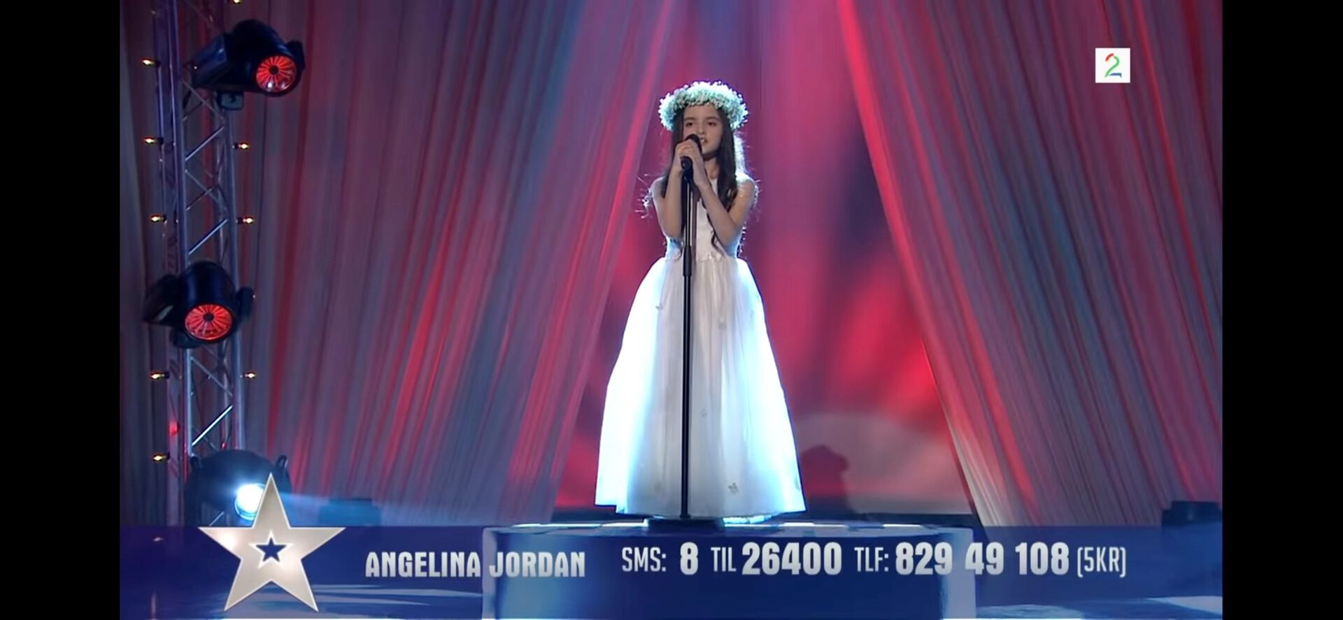 Angelina Jordan på scenen
