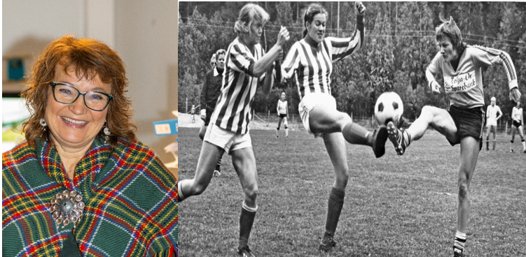 Bente Skogvang og kvinnefotball