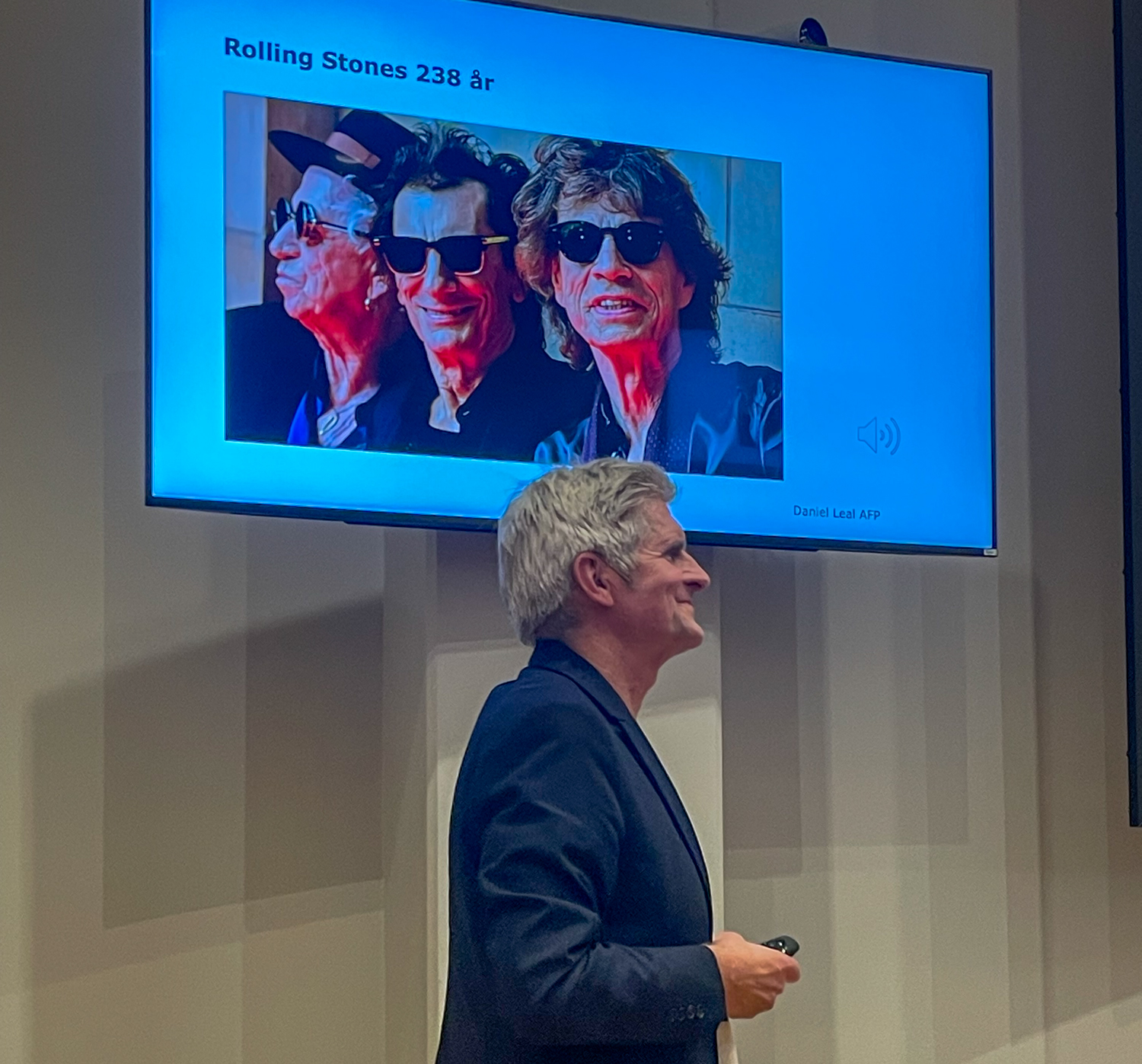 Bilde av Rolling Stones på et løerret