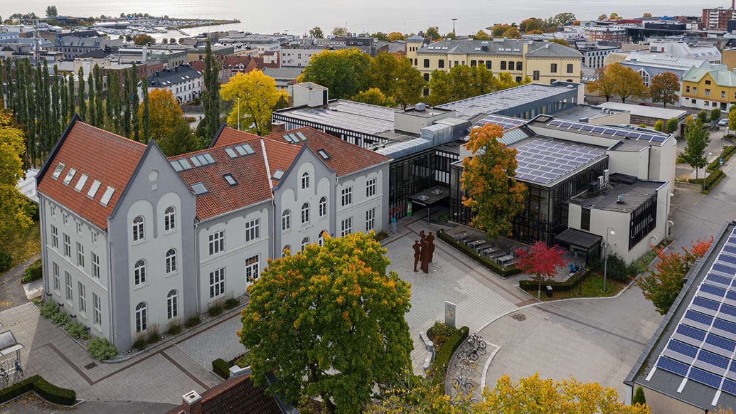 Oversiktsbilde av campus Hamar