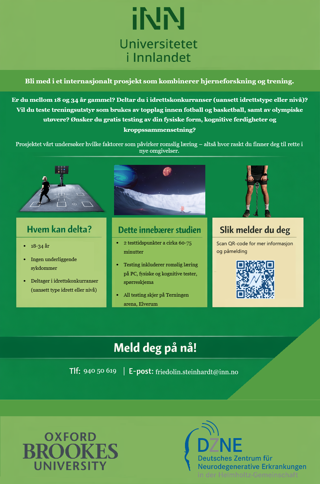 Bildet av en grønn plakat med bilder og tekst plakat