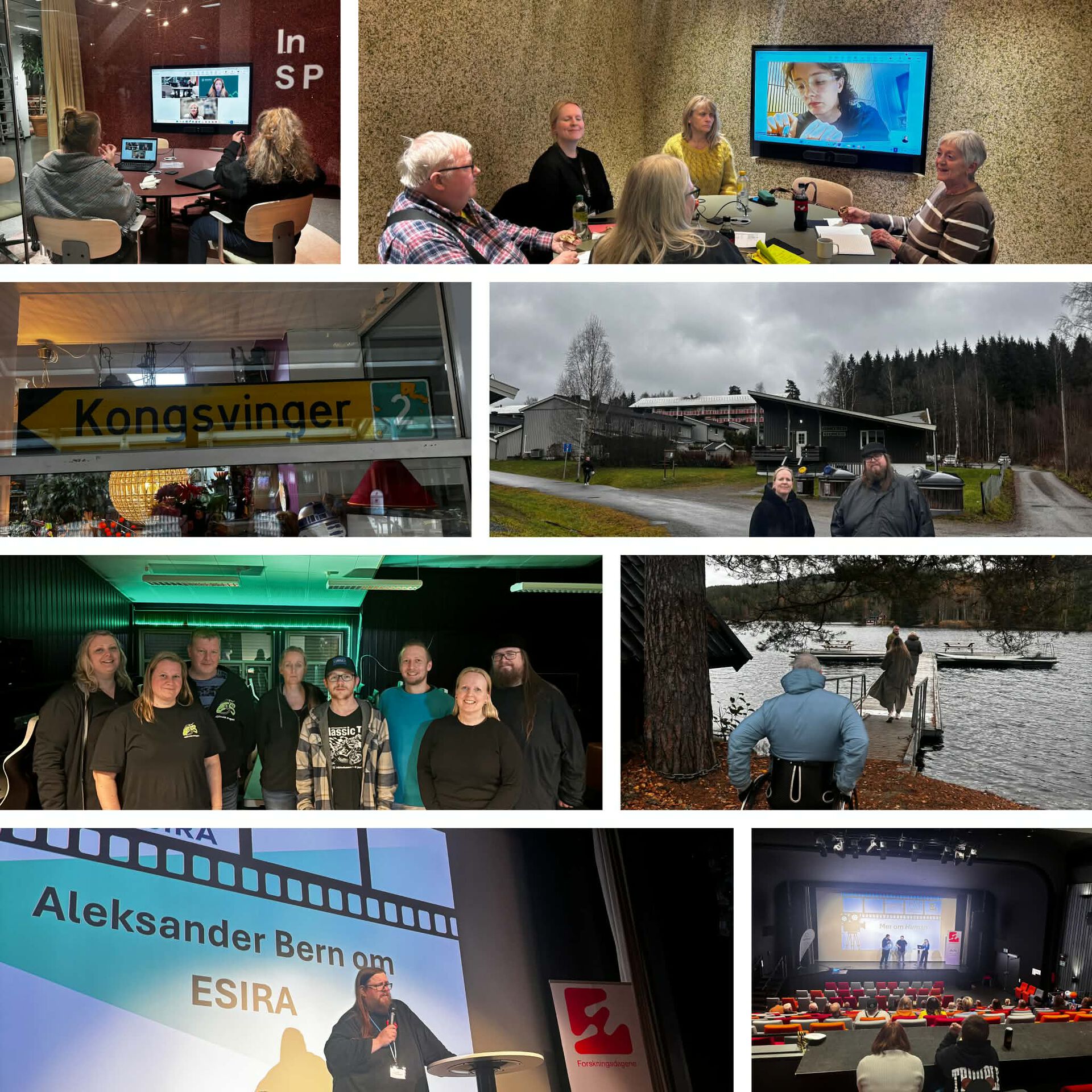 fotokollasje med 8 bilder fra året 2026 i ESIRA prosjekt